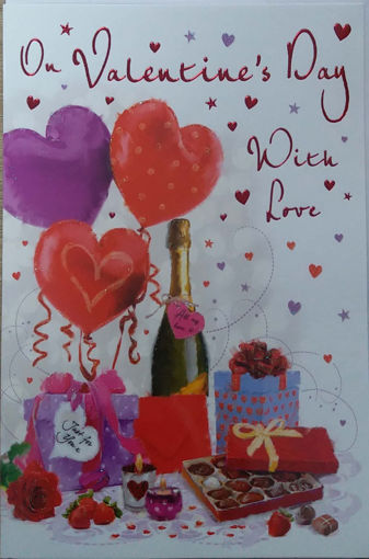 Picture of ON VALENTINES DAY WITH LOVE CARD
